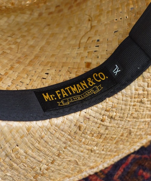 「MRFATMAN」 ストローハット X-LARGE ナチュラル メンズの画像