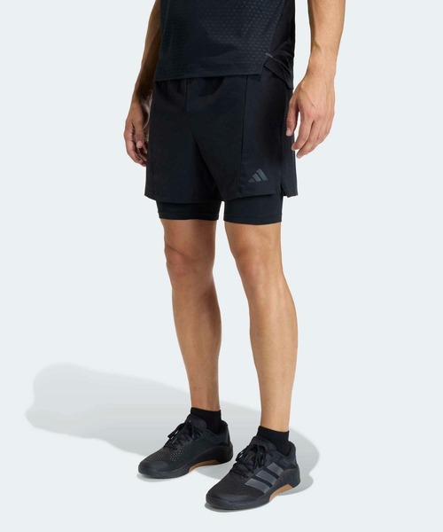adidas（アディダス） パンツ D4T ワークアウト 2-IN-1 ショーツ