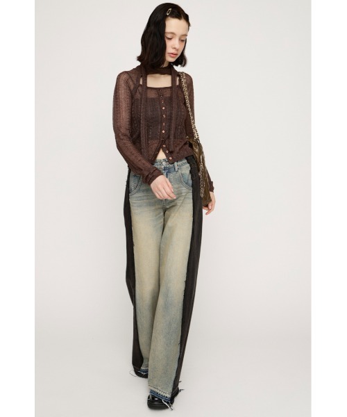 SLY（スライ） ニット セーター TIE RIBBON KNIT TOPS タイリボン