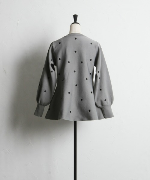 「&. NOSTALGIA」 長袖ニット FREE グレー レディース_画像5