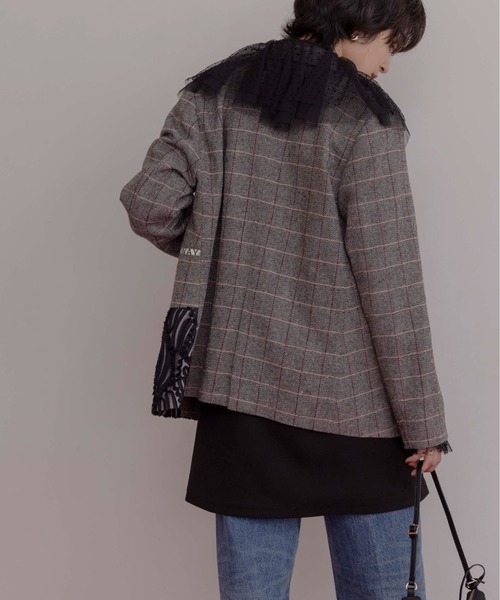 「Eimee Law」 テーラードジャケット FREE グレー レディース_画像3