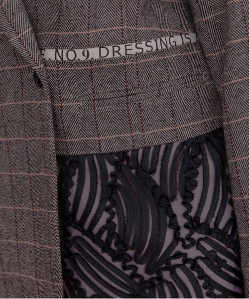 「Eimee Law」 テーラードジャケット FREE グレー レディース_画像7