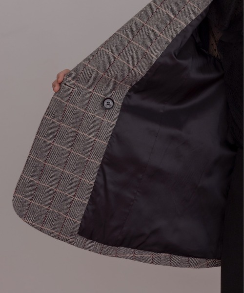 「Eimee Law」 テーラードジャケット FREE グレー レディース_画像8