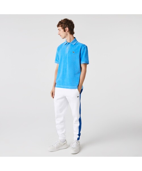 「LACOSTE」 半袖ポロシャツ 3 ブルー メンズ_画像4