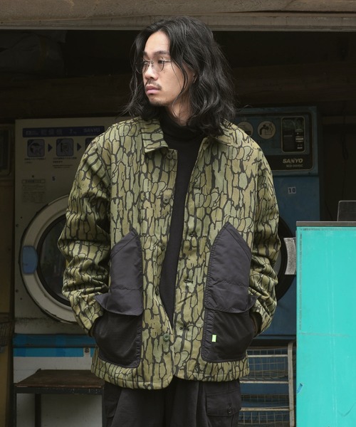 HUF（ハフ） ジャケット MEDIUM グリーン メンズ : ZOZOTOWN Yahoo!店