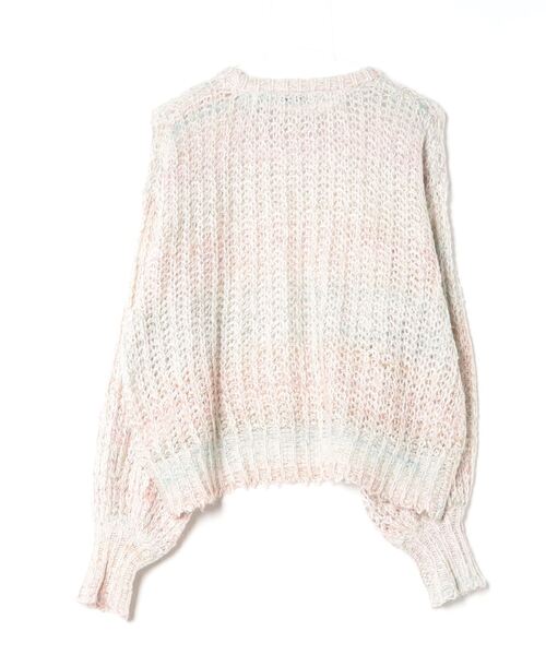 「MADEMOISELLE ROPE'」 長袖ニット 38 ベージュ レディース_画像2