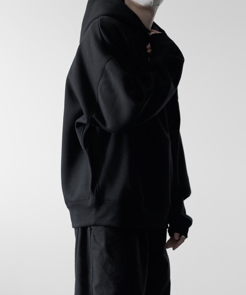 「RUUBON」 プルオーバーパーカー M ライトグレー メンズ_画像2