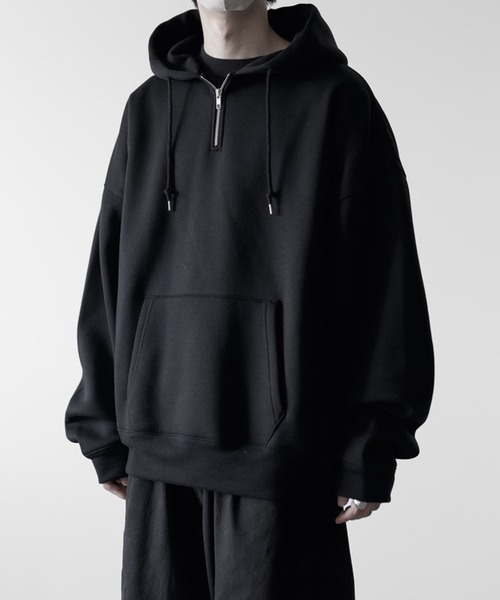 「RUUBON」 プルオーバーパーカー M ライトグレー メンズ_画像6