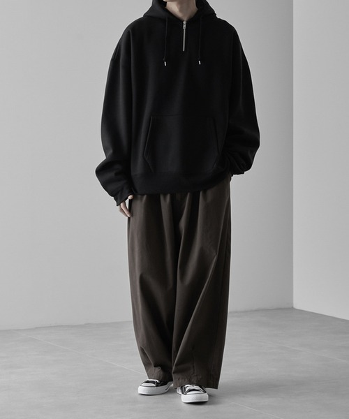 「RUUBON」 プルオーバーパーカー M ライトグレー メンズ_画像7