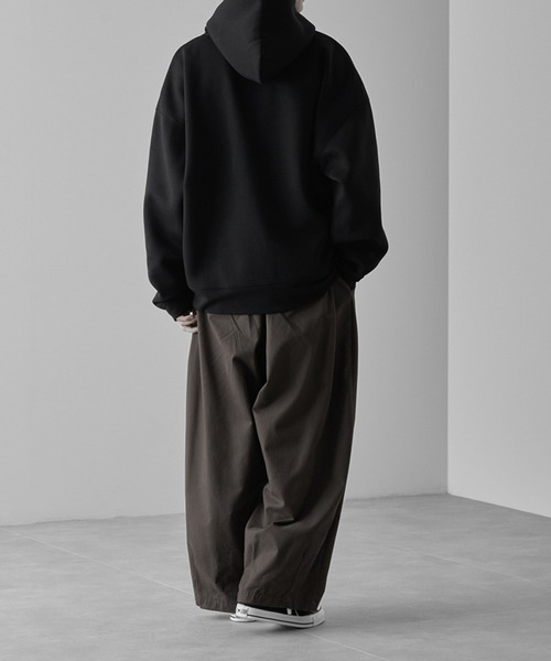 「RUUBON」 プルオーバーパーカー M ライトグレー メンズ_画像8