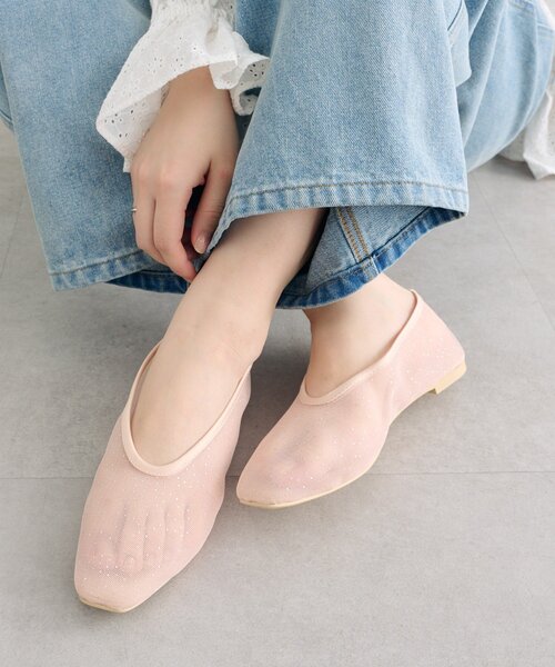 mystic（ミスティック） パンプス シャイニーチュールパンプス