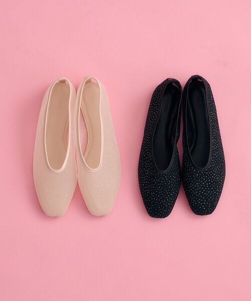 mystic（ミスティック） パンプス シャイニーチュールパンプス