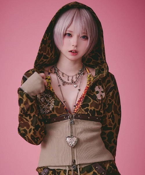 GALFY（ガルフィー） パーカー GALFY/ガルフィー/柄姐フーディー