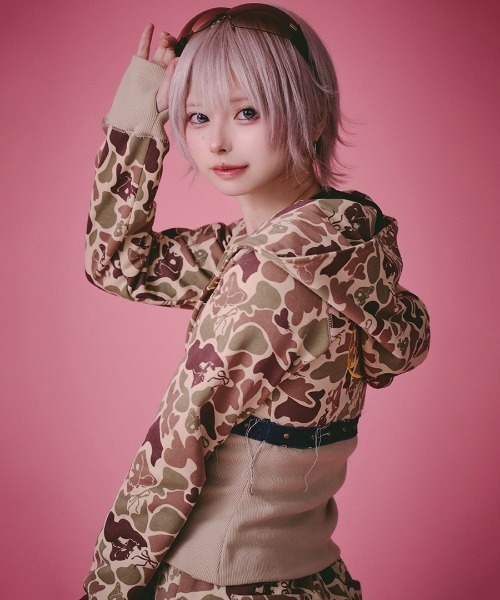 GALFY GALFY がルフィー 【美品】 タイダイ柄 フード付き 大型犬 XL