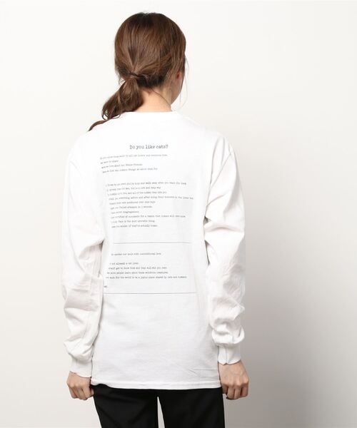 「mmts」 長袖カットソー LARGE ホワイト系その他2 レディース_画像5