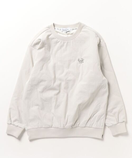 「beats per minute」 長袖カットソー L オフホワイト レディース_画像2