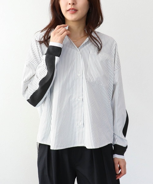 ブラウス シャツ バックヨークテープブラウス レディース | Three Four Time