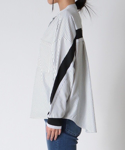 ブラウス シャツ バックヨークテープブラウス レディース | Three Four Time | 20