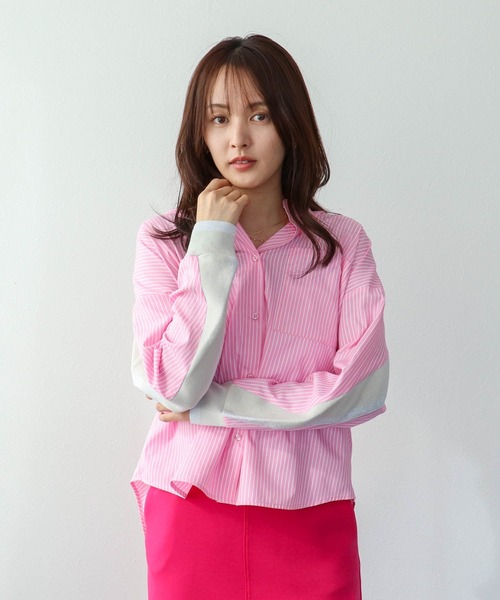 ブラウス シャツ バックヨークテープブラウス レディース | Three Four Time | 13