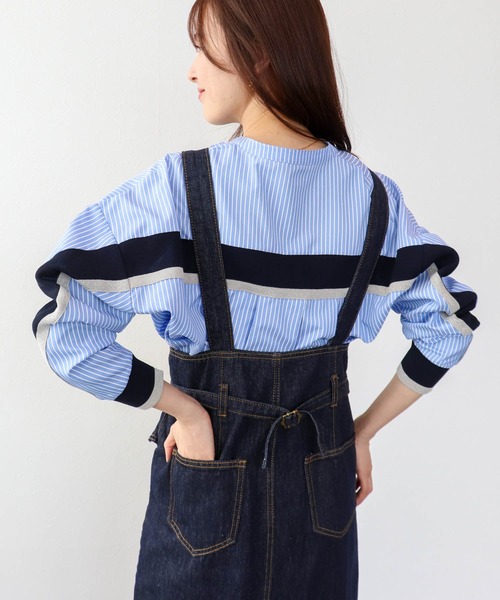 ブラウス シャツ バックヨークテープブラウス レディース | Three Four Time | 10