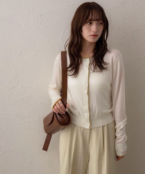 「NOAHL」 ニットカーディガン FREE ベージュ レディース_画像9