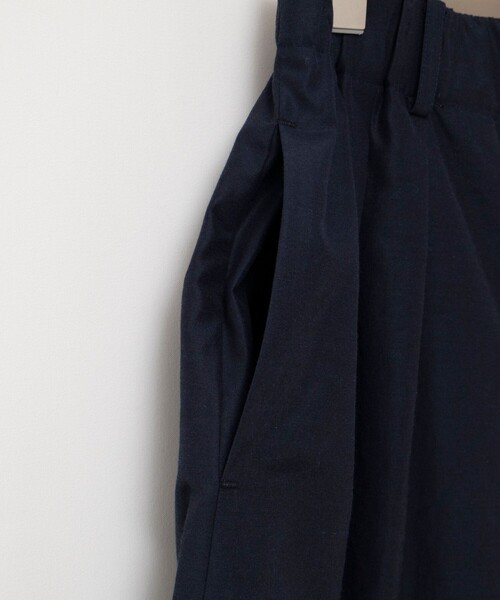 ワイドパンツ パンツ 「新色追加/一部WEB限定サイズあり」ウォッシャブルエクセルテックタンブラー2タックワイドパンツ レディースの画像