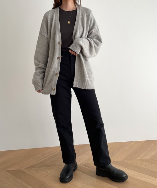 「CANAL JEAN」 「El mar」長袖カットソー ONE SIZE ブラウン レディース_画像3