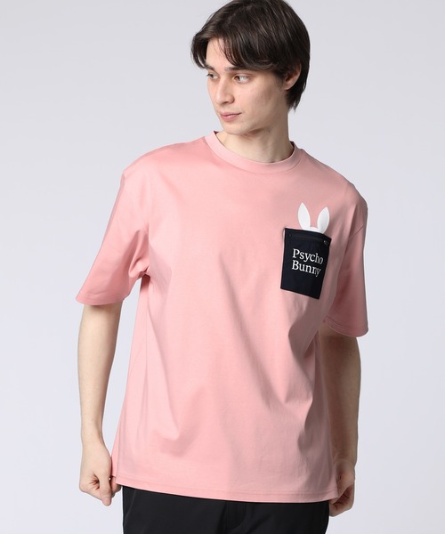 Psycho Bunny（サイコバニー） tシャツ NEWポケットバニー シルケット