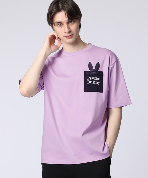 Psycho Bunny（サイコバニー） tシャツ NEWポケットバニー シルケット