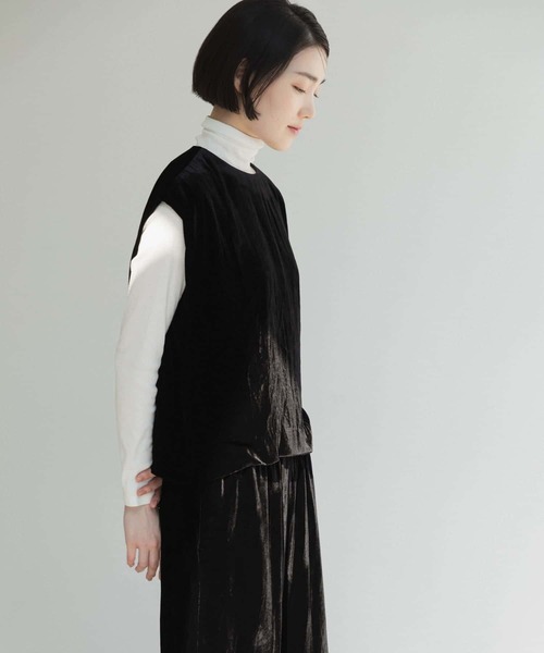 レディースファッション 「かぐれ」 ノースリーブブラウス FREE 