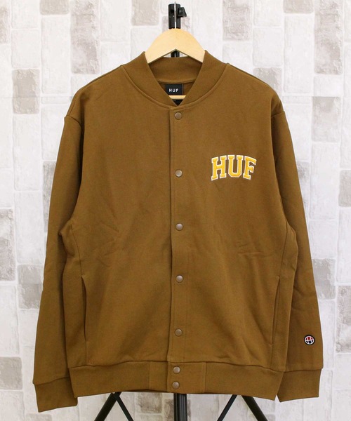 HUF（ハフ） カーディガン M ブラウン メンズ : ZOZOTOWN Yahoo!店 