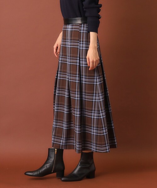 「DRESSTERIOR」 フレアスカート 38 ブラウン レディース_画像7