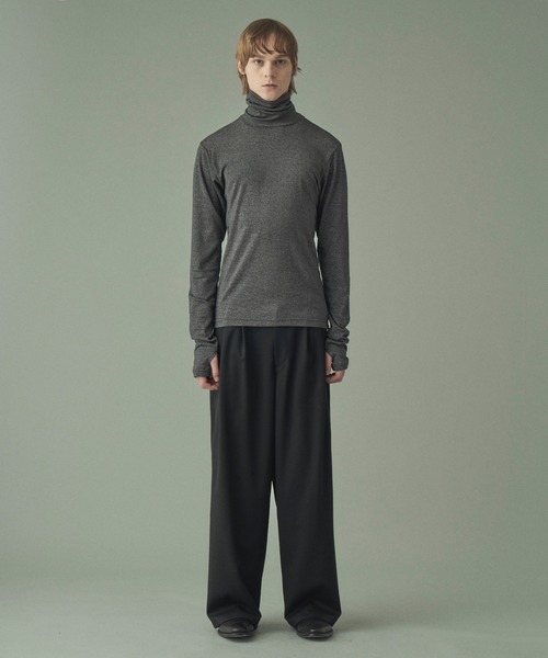 「Juha」 長袖Tシャツ 4 ブラック メンズ_画像2