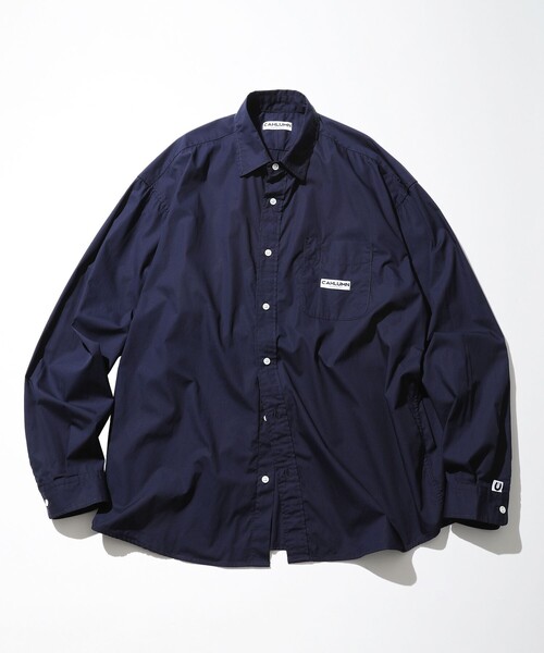 「CAHLUMN」 長袖シャツ X-LARGE ブルー メンズの画像