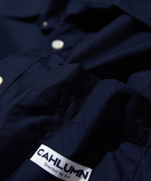 「CAHLUMN」 長袖シャツ X-LARGE ブルー メンズの画像