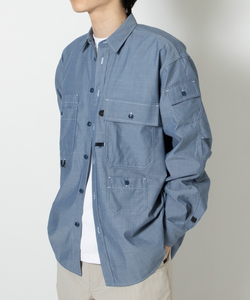 DAIWA PIER39（ダイワ ピア39） シャツ TECH MULTI POCKET CHAMBRAY