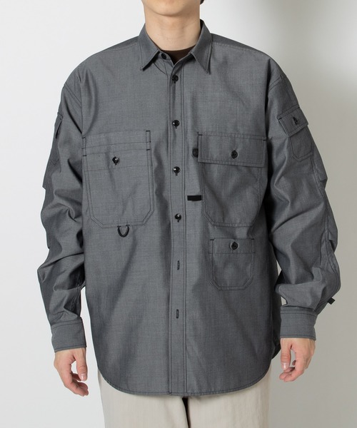 DAIWA PIER39（ダイワ ピア39） シャツ TECH MULTI POCKET CHAMBRAY