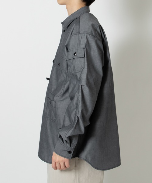 DAIWA PIER39（ダイワ ピア39） シャツ TECH MULTI POCKET CHAMBRAY