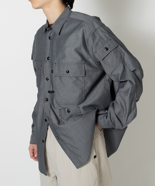 DAIWA PIER39（ダイワ ピア39） シャツ TECH MULTI POCKET CHAMBRAY