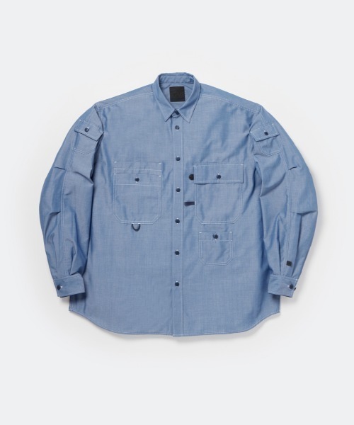 DAIWA PIER39（ダイワ ピア39） シャツ TECH MULTI POCKET CHAMBRAY