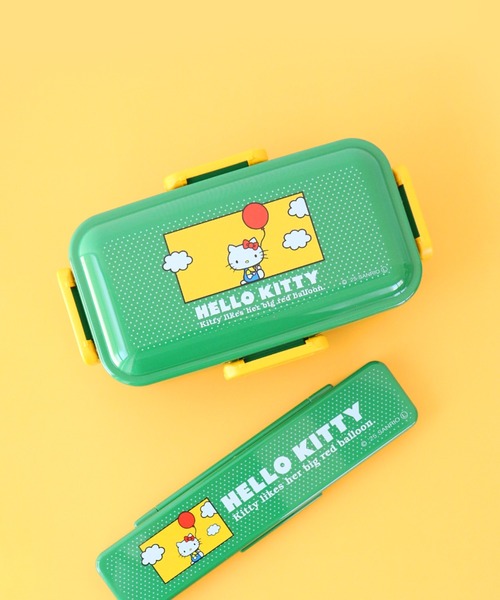 sanrio（サンリオ） 弁当箱 ハローキティ レトロ25 ふわっと弁当箱 お