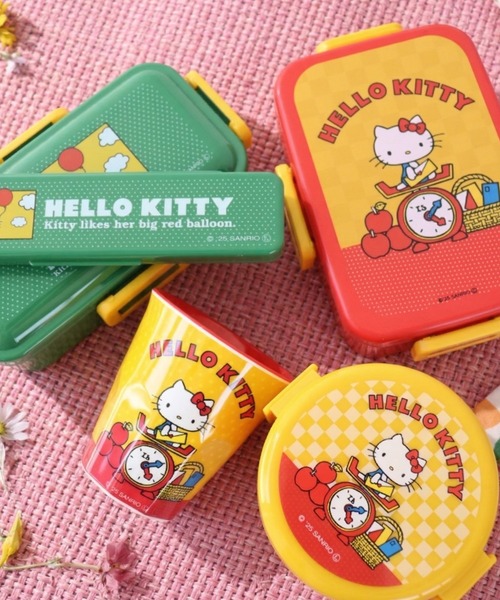 sanrio（サンリオ） 弁当箱 ハローキティ レトロ25 ふわっと弁当箱 お