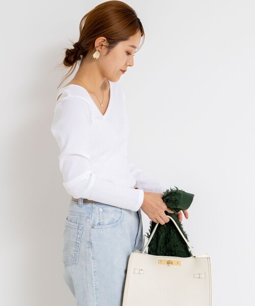 「Rie Miller」 長袖カットソー「NOLLEY’Sコラボ」 38 グレー レディース_画像9