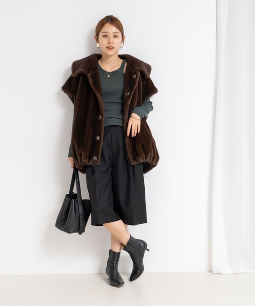 「Rie Miller」 長袖カットソー「NOLLEY’Sコラボ」 38 グレー レディース_画像10