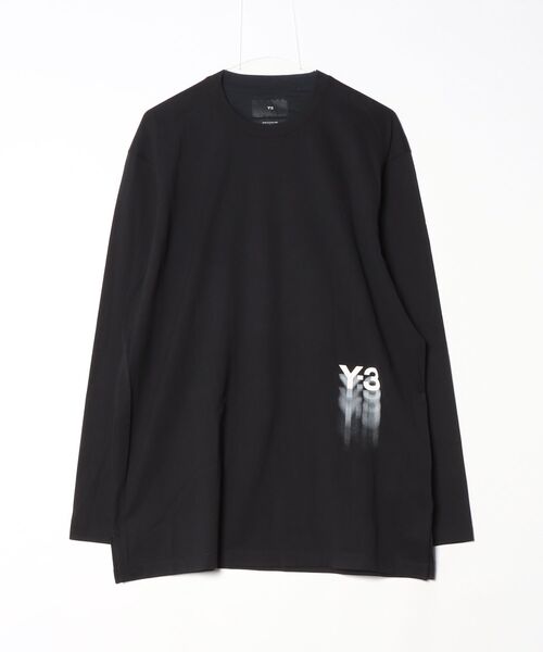Y-3 ブラック 長袖カットソー S Y-3 「Y-3」 長袖Tシャツ LARGE ブラック メンズ : ZOZOTOWN Yahoo!店