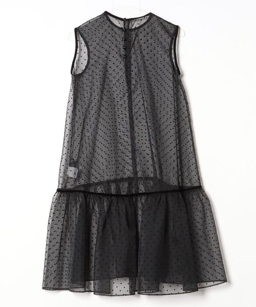 「JILL STUART」 ノースリーブワンピース 0 ブラック レディース_画像2