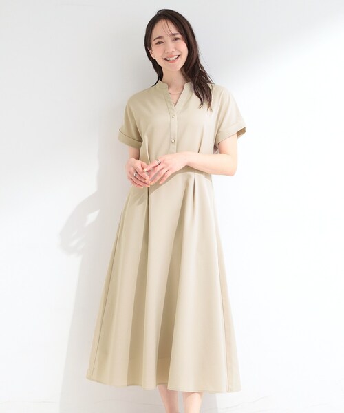 SHOO・LA・RUE（シューラルー） ワンピース 半袖 「洗濯機可／洗濯後