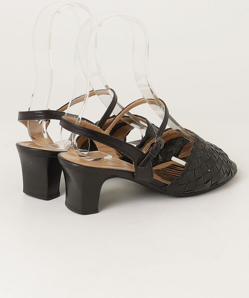 「TRUSSARDI」 ヒールサンダル 23.5cm ブラック レディース_画像2