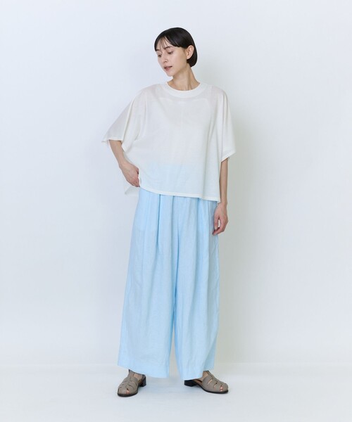 tシャツ 半袖 リヨセル天竺ドルマンスリーブTシャツ レディース | LOISIR | 04