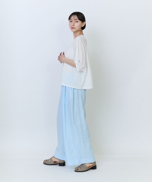 tシャツ 半袖 リヨセル天竺ドルマンスリーブTシャツ レディース | LOISIR | 05